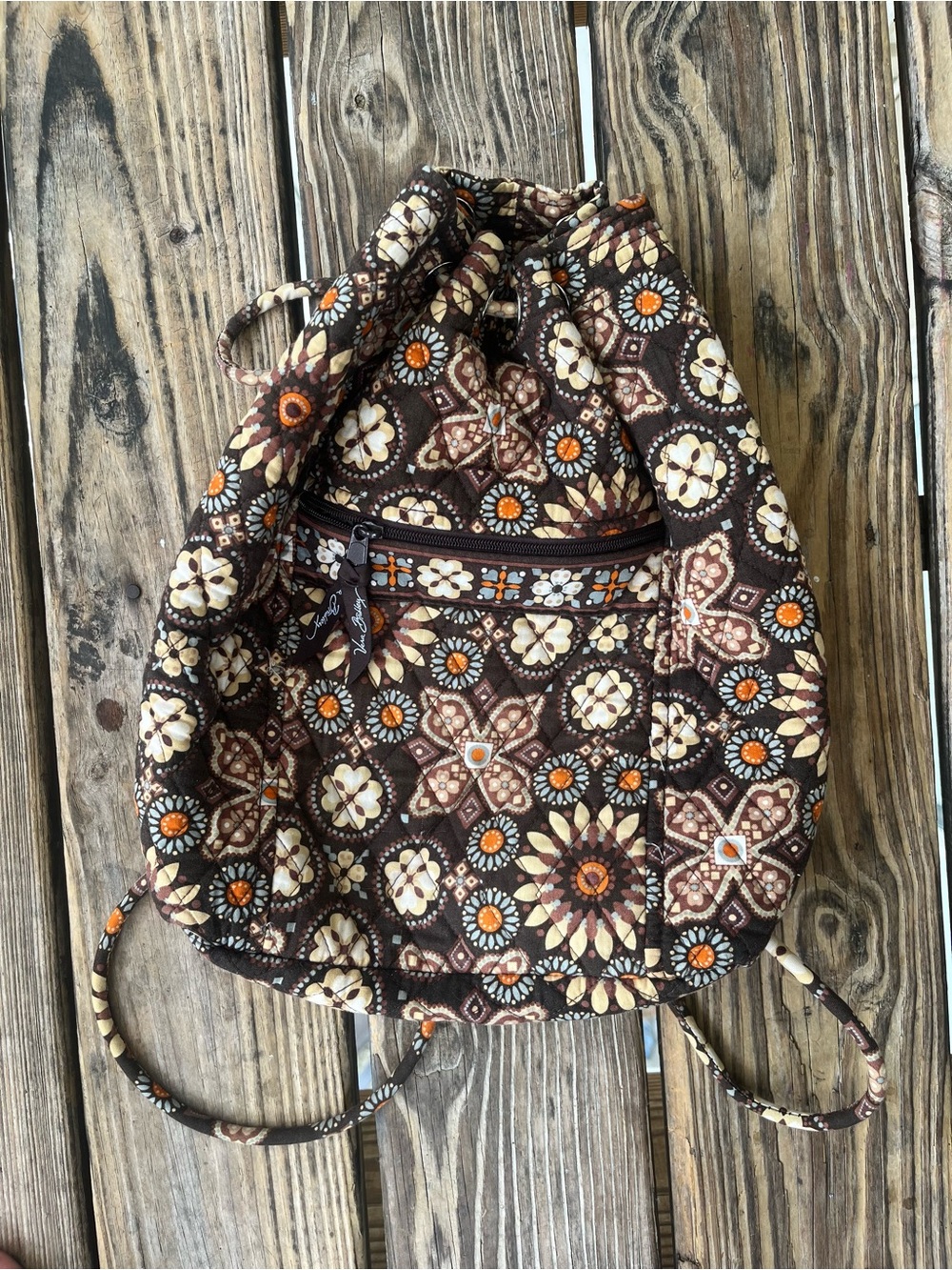 Vera Bradley quilted backpack